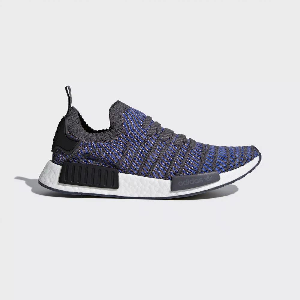 Adidas NMD R1 STLT Primeknit Tenis Azules Para Hombre (MX-22712)